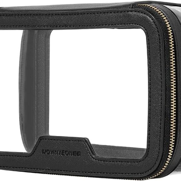 ROWNYEON Clear Makeup Case Toiletry Bag Multipurpose Travel Makeup Train Case Po - Picture 1 of 8